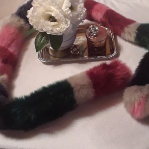 Furry gap scarf gap tagged ripped off